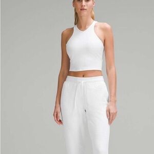 Lululemon HOLD TIGHT White Cropped Tank Top SIZE 6,NWT